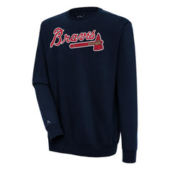 Atlanta Braves Antigua Victory Pullover Sweatshirt - MLB