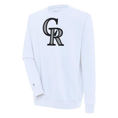 Colorado Rockies Antigua Victory Pullover Sweatshirt - MLB