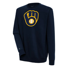 Milwaukee Brewers Antigua Victory Pullover Sweatshirt - MLB