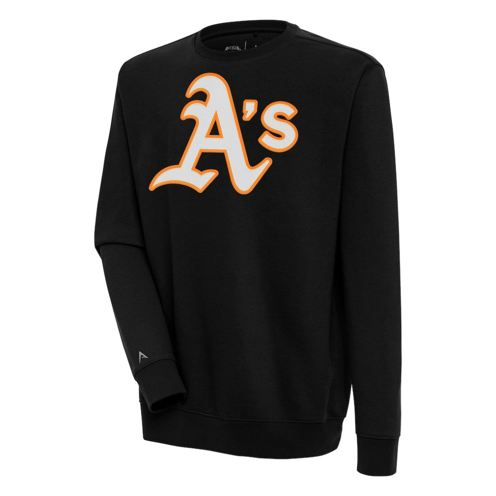 Athletics Antigua Victory Pullover Sweatshirt - MLB