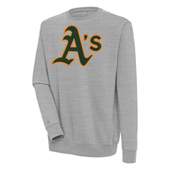 Athletics Antigua Victory Pullover Sweatshirt - MLB