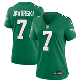 Ron Jaworski Philadelphia Eagles Women's Alternate Game Jersey Kelly Green | Nike for Sale
