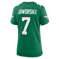 Ron Jaworski Philadelphia Eagles Women's Alternate Game Jersey Kelly Green | Nike for Sale