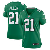 Eric Allen Philadelphia Eagles Women's Alternate Game Jersey Kelly Green | Nike for Sale