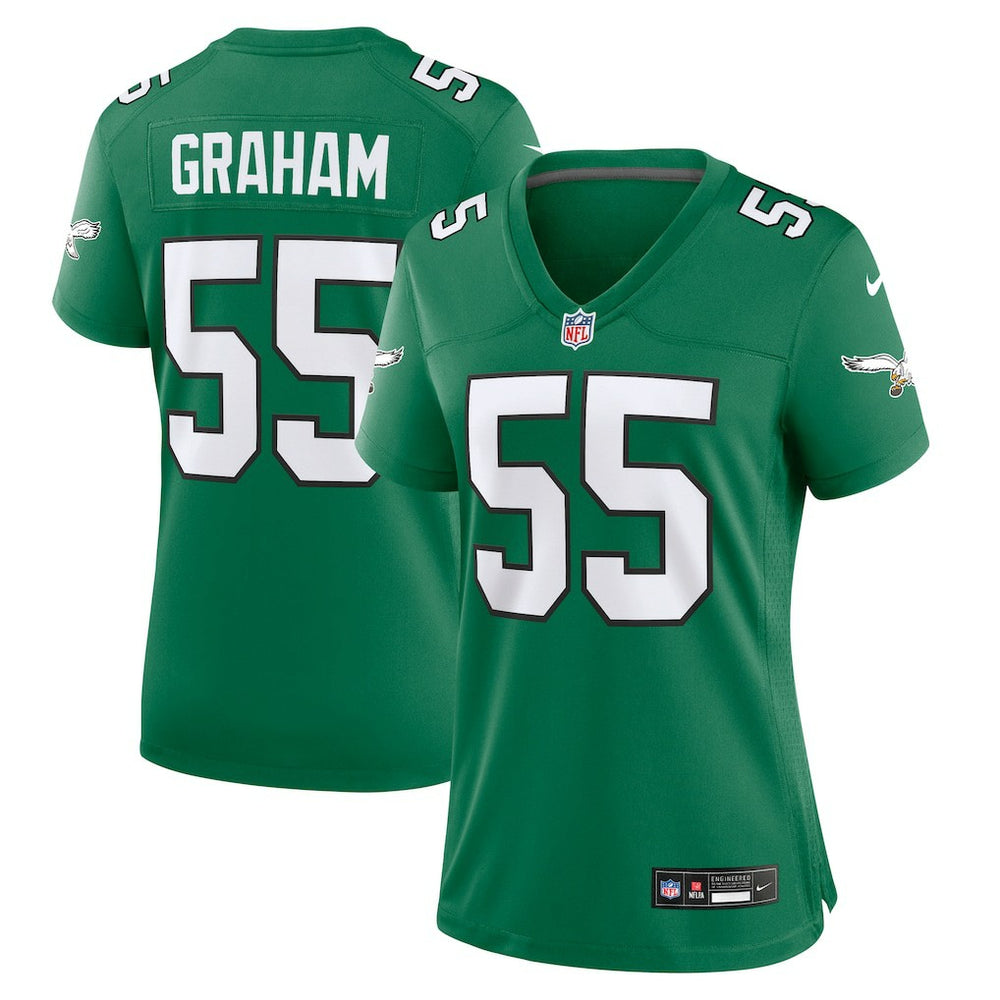 Brandon Graham Philadelphia Eagles Women's Alternate Game Jersey Kelly Green | Nike for Sale