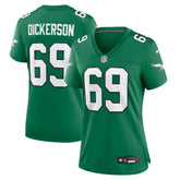 Landon Dickerson Philadelphia Eagles Women's Alternate Game Jersey Kelly Green | Nike for Sale