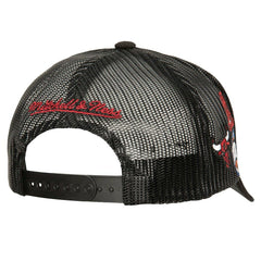 Chicago Bulls Times Up Classic Script Cord Trucker Hat Black - NBA