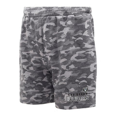 Las Vegas Raiders Concepts Sport Biscayne Camo Shorts Charcoal | NFL