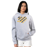 Boston Bruins G-III 4Her by Carl Banks Women's Heart Pullover Hoodie - Heather Gray - NHL