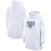 Colorado Avalanche G-III 4Her by Carl Banks Women's Heart Pullover Hoodie - White - NHL