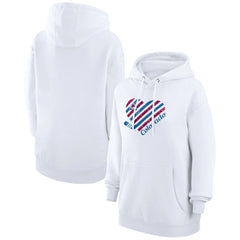 Colorado Avalanche G-III 4Her by Carl Banks Women's Heart Pullover Hoodie - White - NHL