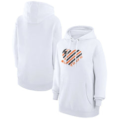 Philadelphia Flyers G-III 4Her by Carl Banks Women's Heart Pullover Hoodie - White - NHL