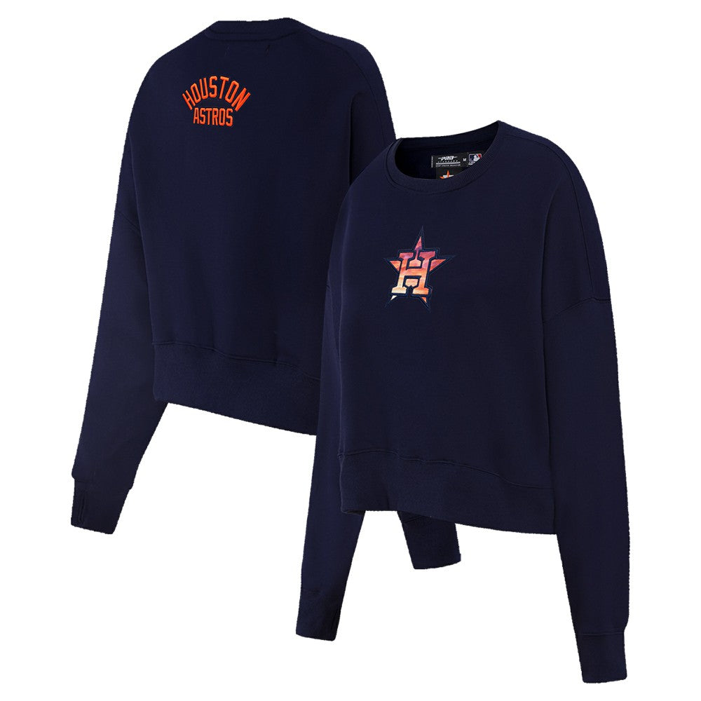 Houston Astros Pro Standard Women's Painted Sky Pullover Sweatshirt - MLB