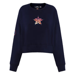 Houston Astros Pro Standard Women's Painted Sky Pullover Sweatshirt - MLB