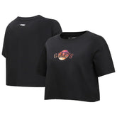 San Francisco Giants Pro Standard Women's Painted Sky Boxy Cropped T-Shirt - MLB