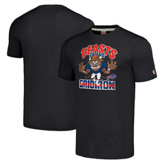 Buffalo Bills Homage Unisex Monsters of the Gridiron Halloween Tri-Blend T-Shirt Charcoal | NFL