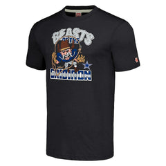 Dallas Cowboys Homage Unisex Monsters of the Gridiron Halloween Tri-Blend T-Shirt Charcoal | NFL