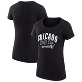Chicago White Sox G-III 4Her by Carl Banks Women's Super-Slim Fit Lightweight Filigree Team T-Shirt - MLB