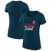 St. Louis Cardinals G-III 4Her by Carl Banks Women's Super-Slim Fit Lightweight Team Graphic T-Shirt - MLB