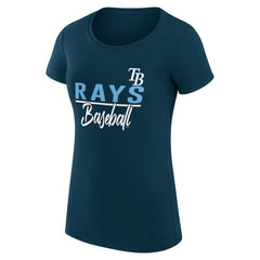 Tampa Bay Rays G-III 4Her by Carl Banks Women's Super-Slim Fit Lightweight Team Graphic T-Shirt - MLB