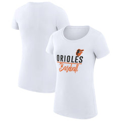 Baltimore Orioles G-III 4Her by Carl Banks Women's Super-Slim Fit Lightweight Team Graphic T-Shirt - MLB