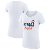 Houston Astros G-III 4Her by Carl Banks Women's Super-Slim Fit Lightweight Team Graphic T-Shirt - MLB