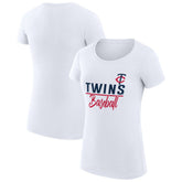 Minnesota Twins G-III 4Her by Carl Banks Women's Super-Slim Fit Lightweight Team Graphic T-Shirt - MLB