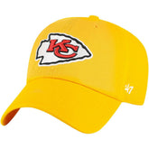 Kansas City Chiefs '47 Secondary Clean Up Adjustable Hat Gold | 47 brand