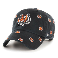 Cincinnati Bengals '47 Confetti Clean Up Adjustable Hat Black | 47 brand