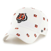 Cincinnati Bengals '47 Confetti Clean Up Adjustable Hat White | 47 brand