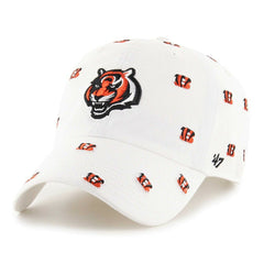 Cincinnati Bengals '47 Confetti Clean Up Adjustable Hat White | 47 brand