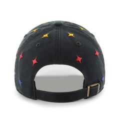 Pittsburgh Steelers '47 Confetti Clean Up Adjustable Hat Black | 47 brand
