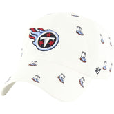 Tennessee Titans '47 Confetti Clean Up Adjustable Hat White | 47 brand