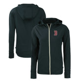 Boston Red Sox Cutter & Buck Women's Daybreak Eco Recycled Full-Zip Hoodie - MLB