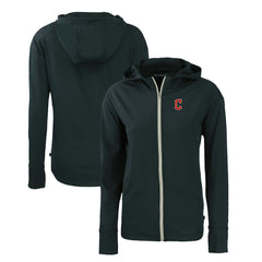 Cleveland Guardians Cutter & Buck Women's Daybreak Eco Recycled Full-Zip Hoodie - MLB