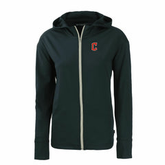 Cleveland Guardians Cutter & Buck Women's Daybreak Eco Recycled Full-Zip Hoodie - MLB