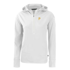 Pittsburgh Pirates Cutter & Buck Women's Daybreak Eco Recycled Half-Zip Hoodie - MLB