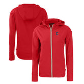 Cleveland Guardians Cutter & Buck Women's Daybreak Eco Recycled Full-Zip Hoodie - MLB