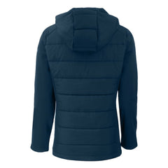 New York Yankees Cutter & Buck Women's Evoke Hybrid Eco Softshell Recycled Full-Zip Hoodie Jacket - MLB