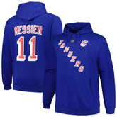 Mark Messier New York Rangers Mitchell & Ness Name & Number Pullover Hoodie - Blue - NHL