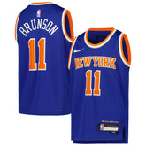 Jalen Brunson New York Knicks Youth Swingman Jersey Icon Edition Blue - NBA