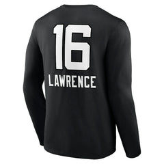 Trevor Lawrence Jacksonville Jaguars Team Wordmark Long Sleeve T-Shirt Black | NFL