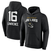 Trevor Lawrence Jacksonville Jaguars Team Wordmark Pullover Hoodie Black | NFL