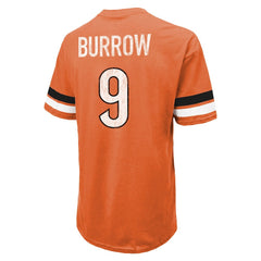 Joe Burrow Cincinnati Bengals Majestic Threads Name & Number Oversize Fit T-Shirt Orange | NFL