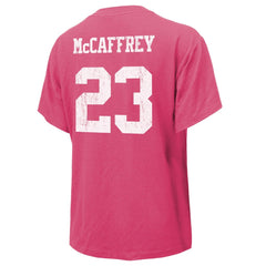 Christian McCaffrey San Francisco 49ers Majestic Threads Women's Name & Number T-Shirt Pink | NFL