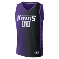 Sacramento Kings Fast Break Custom Jersey Statement Edition Purple - NBA