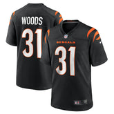 Ickey Woods Cincinnati Bengals Retired Player Game Jersey Black | Nike for Sale