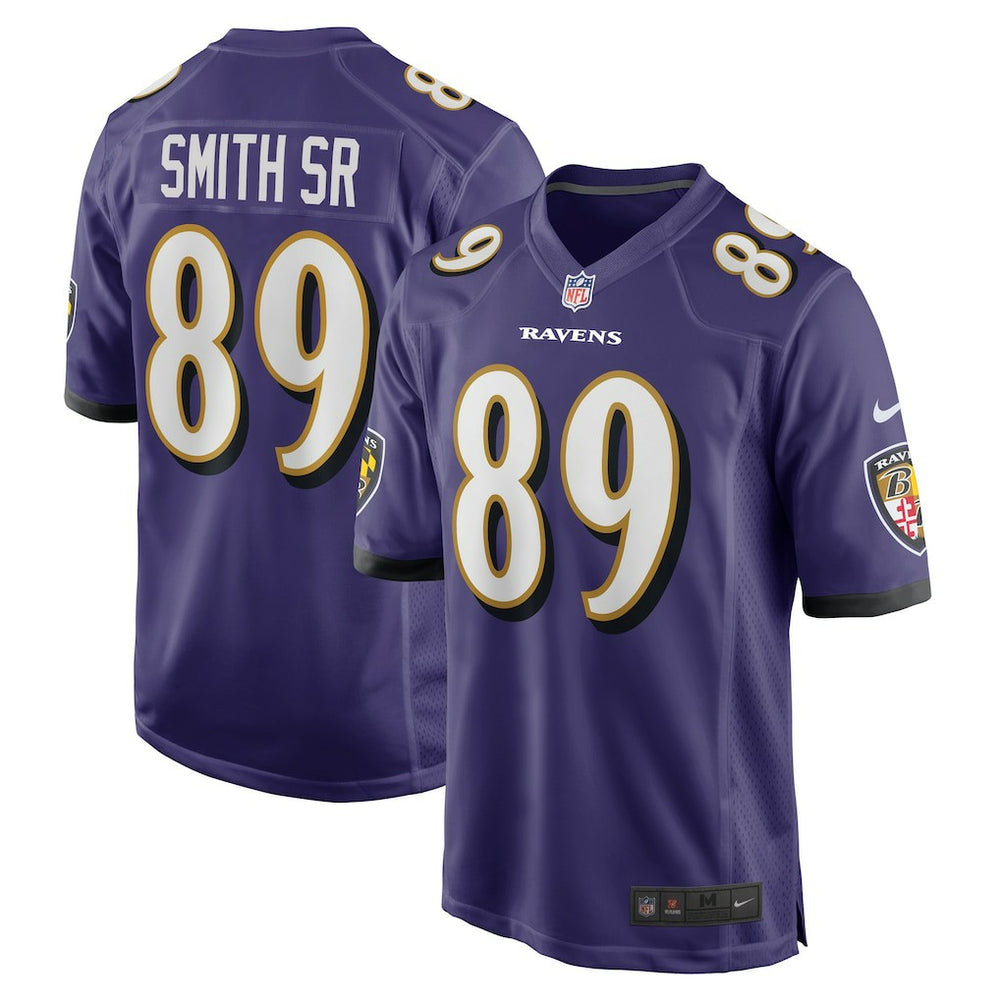 Steve Smith Sr. Baltimore Ravens Retired Player Game Jersey Purple | Nike for Sale