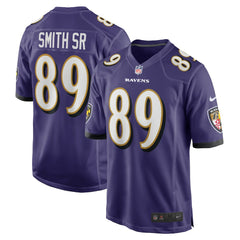 Steve Smith Sr. Baltimore Ravens Retired Player Game Jersey Purple | Nike for Sale