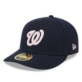 New Era Washington Nationals Navy 2024 Mother's Day Low Profile 59FIFTY Fitted Hat Hats - MLB